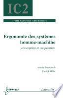 Ergonomie des systèmes homme-machine : Conception et coopération