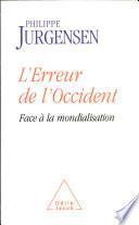 Erreur de l'Occident (L')