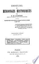 Erreurs et mensonges historiques