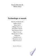 Eschatologie et morale