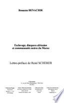 Esclavage, diaspora africaine et communauté noires du Maroc
