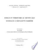 Espace et territoire au Moyen Âge