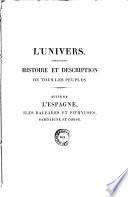 Espagne, depuis l'expulsion des maures jusqu'à l'année 1847