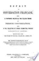 Esprit [de] la conversation fran,caise