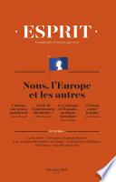 Esprit décembre 2017 Nous, l'Europe et les autres