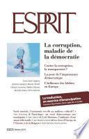 Esprit février 2014 - La corruption, maladie de la