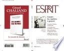 Esprit juillet 2013 - Contre les maîtres à penser