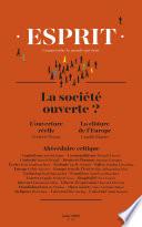 Esprit juin 2018 La société ouverte ?