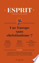 Esprit novembre 2018 Une Europe sans christianisme ?