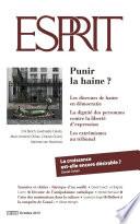 Esprit octobre 2015 - Punir la haine ?