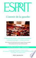 Esprit septembre 2016 - L'avenir de la gauche
