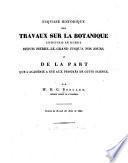 Esquisse historique des travaux sur la botanique entrepris en Russie depuis Pierre-le-Grand jusqu'a nos jours, et de la part que l'académie a eue aux progrès de cette science