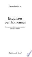 Esquisses pyrrhoniennes