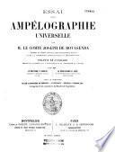 Essai d'une ampélographie universelle