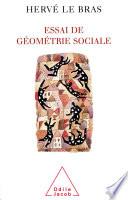 Essai de géométrie sociale