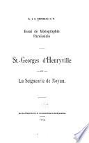 Essai de monographie paroissiale: St.-Georges d'Henryville et la seigneurie de Noyan