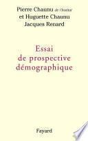 Essai de prospective démographique