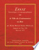 Essai historique et topographique sur la ville de Coulommiers en Brie