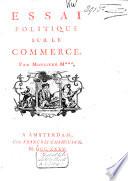 Essai politique sur le commerce