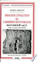 Essai sur l'évolution des carrières sénatoriales dans la seconde moitié du IIIe siècle ap. J.C.