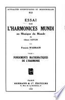 Essai sur l'Harmonices mundi