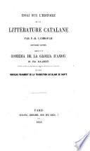 Essai sur l'histoire de la littérature catalane