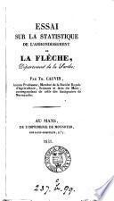 Essai sur la statistique de l'arrondissement de la Flèche