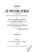 Essai sur le pouvoir public