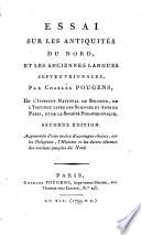 Essai sur les antiquités du nord