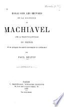 Essai sur les oeuvres et la doctrine de Machiavel