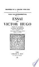 Essai sur Victor Hugo