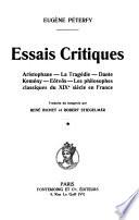Essais critiques