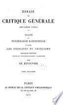 Essais de critique générale