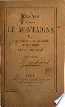 Essais de Michel de Montaigne