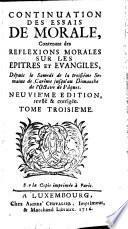 Essais de Morale, contenus en divers traitez, sur plusieurs devoirs importans