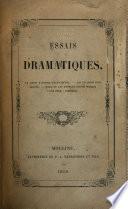 Essais dramatiques