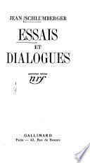 Essais et dialogues