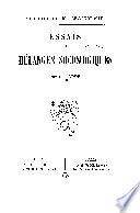 Essais et mélanges sociologiques
