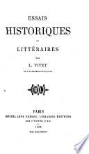 Essais historiques et littéraires