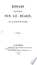 Essais historiques sur le Béarn