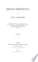 Essais orientaux