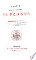 Essais sur l'histoire de Péronne