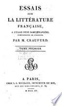 Essais sur la Littérature Française
