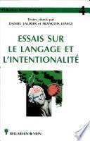 Essais sur le langage et l'intentionalité