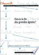 est-ce la fin des grandes lignees