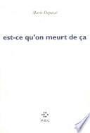 est-ce qu'on meurt de ça