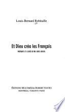 Et Dieu créa les français