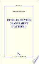 Et si les œuvres changeaient d'auteur?