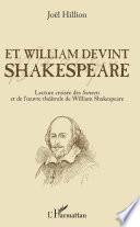 Et William devint Shakespeare