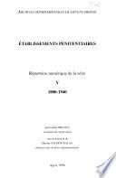 Etablissements pénitentiaires